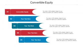 Convertible Equity Ppt Powerpoint Presentation Infographic Template Elements Cpb