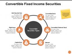Convertible fixed income securities ppt powerpoint slides
