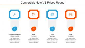 Convertible Note Vs Priced Round Ppt Powerpoint Presentation Inspiration Show Cpb