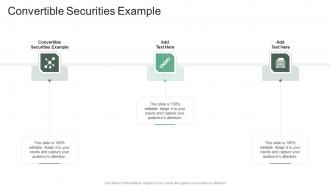 Convertible Securities Example In Powerpoint And Google Slides Cpb