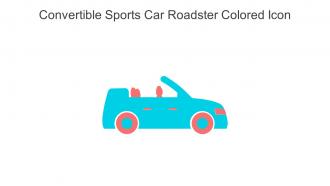 Convertible Sports Car Roadster Colored Icon In Powerpoint Pptx Png And Editable Eps Format