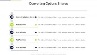 Converting Options Shares In Powerpoint And Google Slides Cpb
