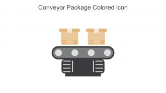 Conveyor Package Colored Icon In Powerpoint Pptx Png And Editable Eps Format