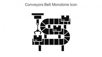 Conveyors Belt Monotone Icon In Powerpoint Pptx Png And Editable Eps Format