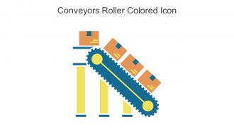Conveyors Roller Colored Icon In Powerpoint Pptx Png And Editable Eps Format