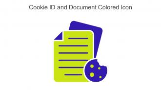 Cookie ID And Document Colored Icon In Powerpoint Pptx Png And Editable Eps Format