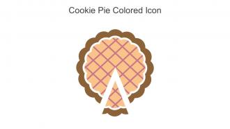 Cookie Pie Colored Icon In Powerpoint Pptx Png And Editable Eps Format