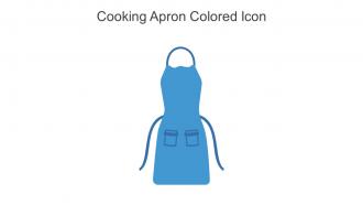 Cooking Apron Colored Icon In Powerpoint Pptx Png And Editable Eps Format