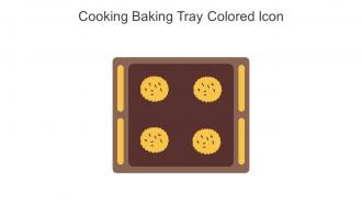 Cooking Baking Tray Colored Icon In Powerpoint Pptx Png And Editable Eps Format