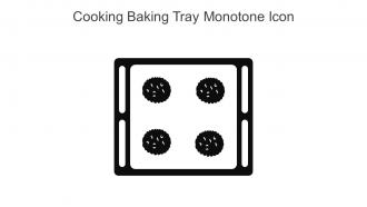 Cooking Baking Tray Monotone Icon In Powerpoint Pptx Png And Editable Eps Format