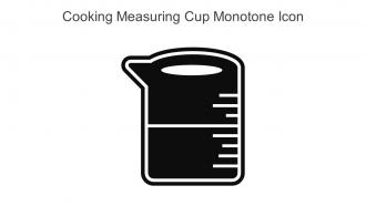 Cooking Measuring Cup Monotone Icon In Powerpoint Pptx Png And Editable Eps Format
