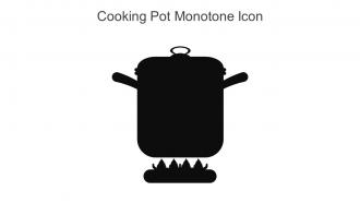 Cooking Pot Monotone Icon In Powerpoint Pptx Png And Editable Eps Format