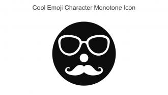 Cool Emoji Character Monotone Icon In Powerpoint Pptx Png And Editable Eps Format