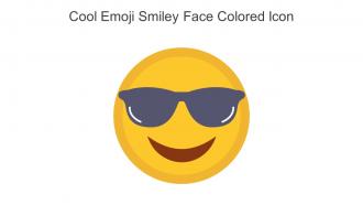 Cool Emoji Smiley Face Colored Icon In Powerpoint Pptx Png And Editable Eps Format