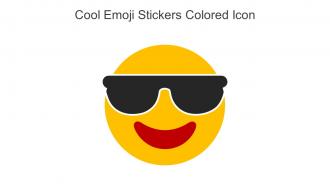Cool Emoji Stickers Colored Icon In Powerpoint Pptx Png And Editable Eps Format