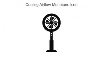 Cooling Airflow Monotone Icon In Powerpoint Pptx Png And Editable Eps Format