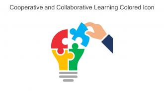 Cooperative And Collaborative Learning Colored Icon In Powerpoint Pptx Png And Editable Eps Format