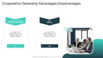 Cooperative Ownership Advantages Disadvantages In Powerpoint And Google Slides Cpb