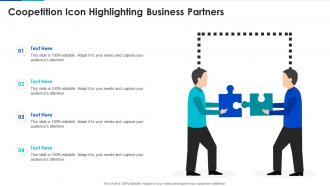 Coopetition Icon Highlighting Business Partners