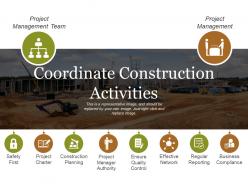 Coordinate construction activities ppt sample file