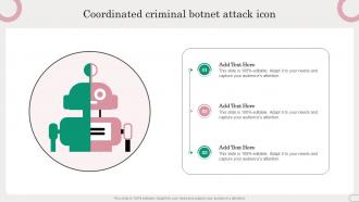 Coordinated Criminal Botnet Attack Icon