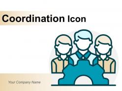 Coordination Icon Business Cooperation Activities Workplace Teamwork Marketing Puzzle