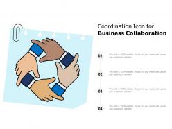 Coordination Icon For Business Collaboration
