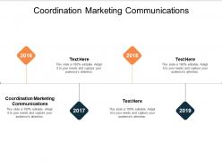 Coordination marketing communications ppt powerpoint presentation pictures microsoft cpb