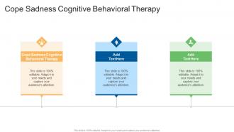 Cope Sadness Cognitive Behavioral Therapy In Powerpoint And Google Slides Cpb