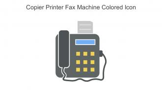 Copier Printer Fax Machine Colored Icon In Powerpoint Pptx Png And Editable Eps Format