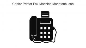 Copier Printer Fax Machine Monotone Icon In Powerpoint Pptx Png And Editable Eps Format