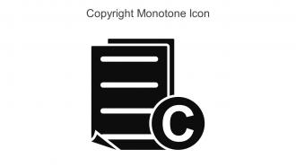 Copyright Monotone Icon In Powerpoint Pptx Png And Editable Eps Format