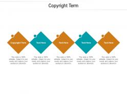 Copyright term ppt powerpoint presentation professional templates cpb