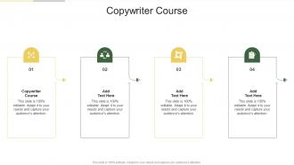 Copywriter Course In Powerpoint And Google Slides Cpb