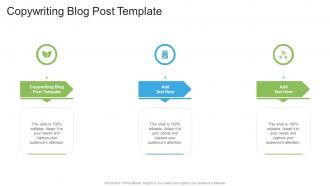 Copywriting Blog Post Template In Powerpoint And Google Slides Cpb