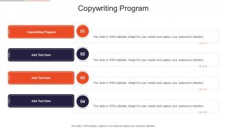Copywriting Program In Powerpoint And Google Slides Cpb