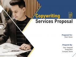 Copywriting Services Proposal Powerpoint Presentation Slides