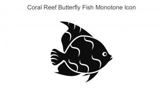 Coral Reef Butterfly Fish Monotone Icon In Powerpoint Pptx Png And Editable Eps Format