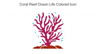 Coral Reef Ocean Life Colored Icon In Powerpoint Pptx Png And Editable Eps Format