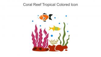 Coral Reef Tropical Colored Icon In Powerpoint Pptx Png And Editable Eps Format