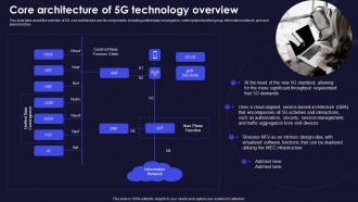 Core Architecture Of 5g Technology Functions Of 5g Technology Ppt Professional Graphics Download