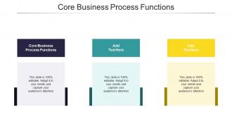 Core Business Process Functions In Powerpoint And Google Slides Cpb