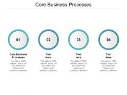 Core business processes ppt powerpoint presentation inspiration maker cpb