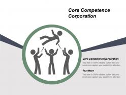 Core competence corporation ppt powerpoint presentation ideas designs download cpb