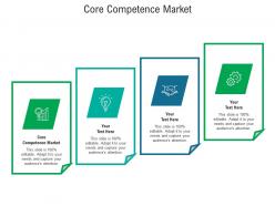 Core competence market ppt powerpoint presentation infographic template example 2015 cpb