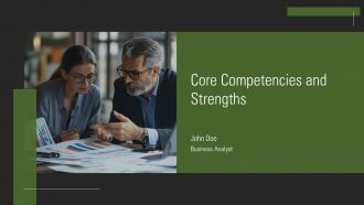 Core Competencies And Strengths PPT Slides AT