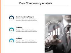 Core competency analysis ppt powerpoint presentation infographics show cpb