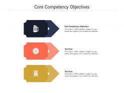 Core competency objectives ppt powerpoint presentation styles show cpb