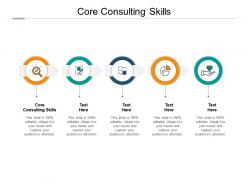 Core consulting skills ppt powerpoint presentation model elements cpb