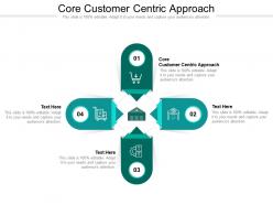 Core customer centric approach ppt powerpoint presentation pictures influencers cpb